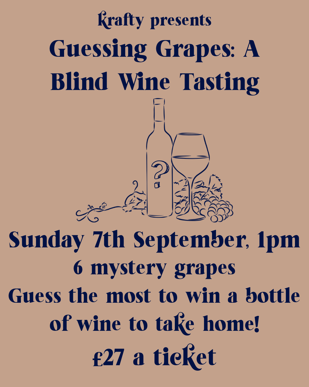Krafty presents Guessing Grapes: A Blind Wine Tasting
